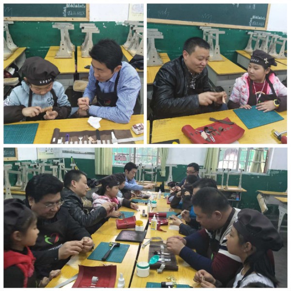 笨爸爸工房皮艺课程走进东升二小景华校区课堂(图5)
