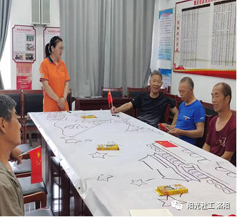 【定鼎门办社工站】千站暖万家——“忆峥嵘岁月，绘璀璨‘红’图”建党节活动(图3)