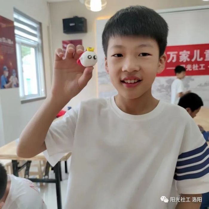 【定鼎门街道社工站】千站暖万家“儿童关爱行动”手工粘土活动(图8)